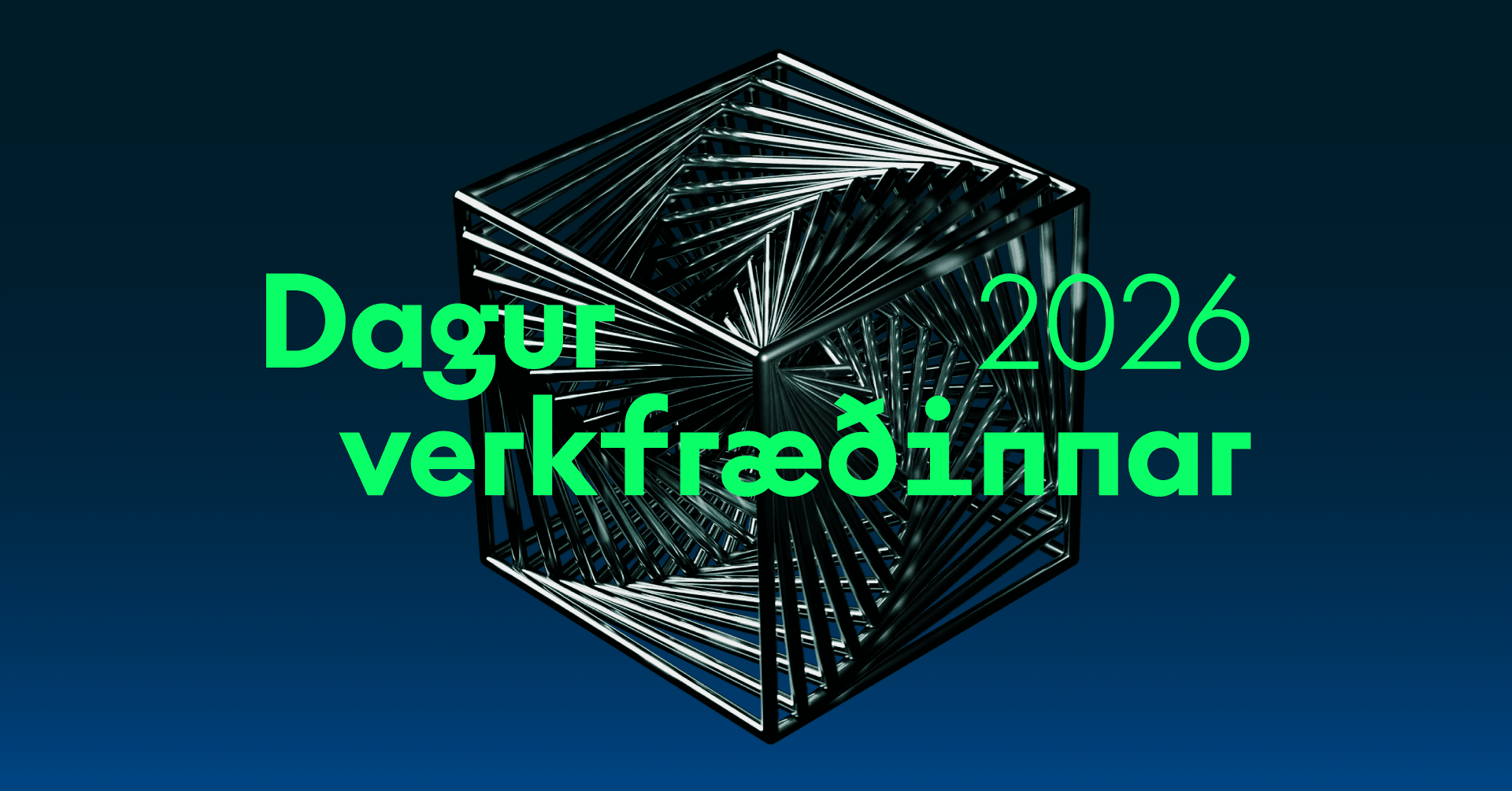 Dagur verkfræðinnar mynd af Teningi og texti