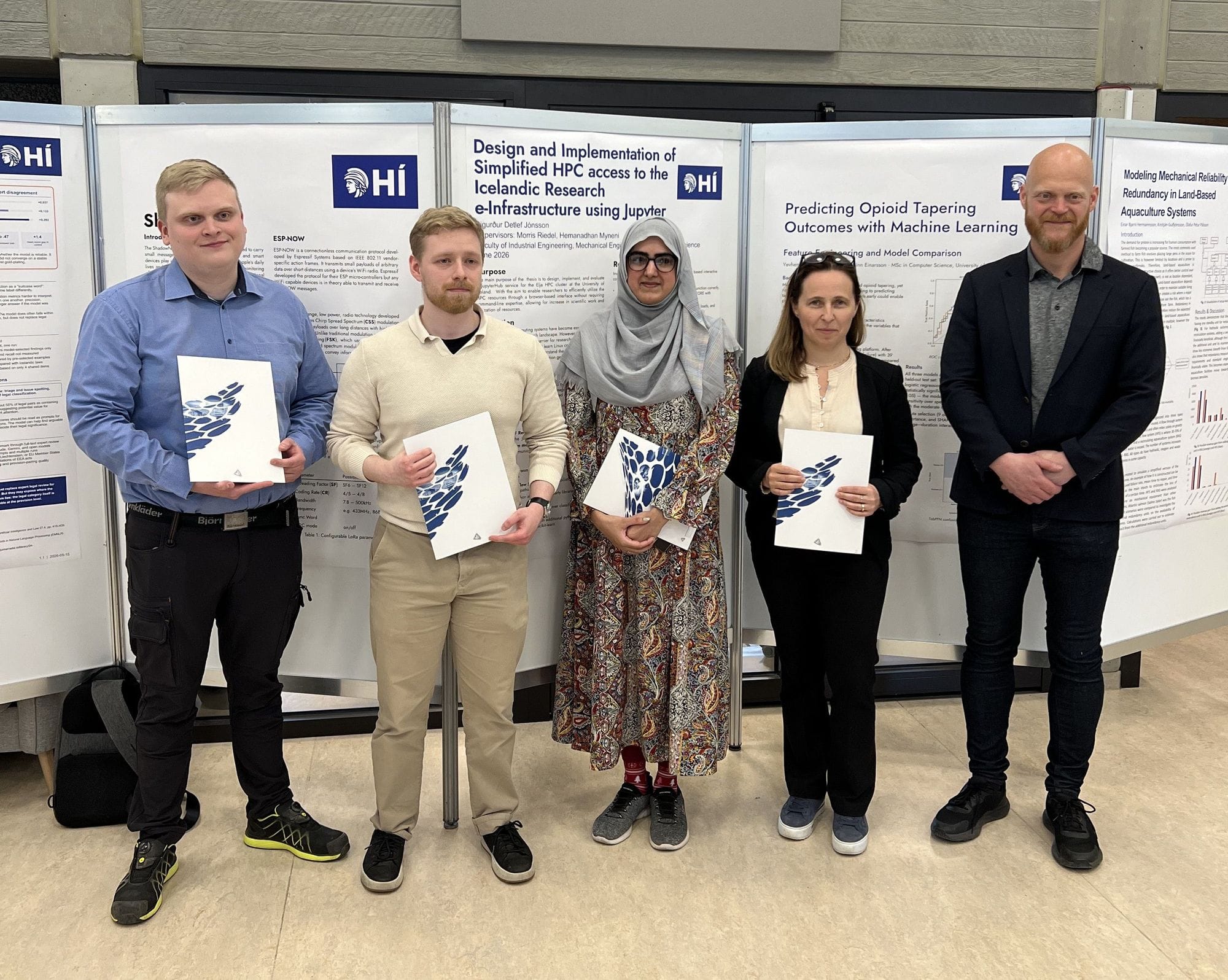 Verðlaunahafara á Rannsóknadegi verkfræðinnar
