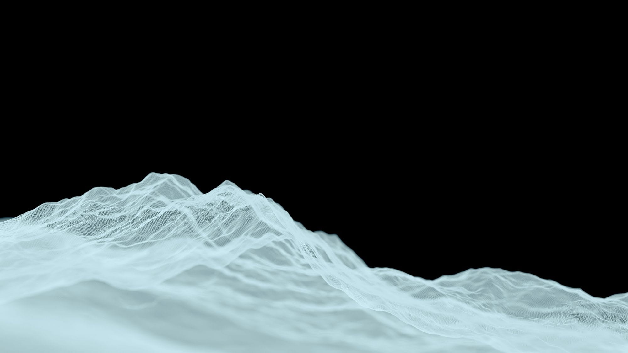 Abstrakt hvítar línur á dökkum grunni